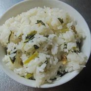 だしパックで簡単　『休肝炊き込みご飯』